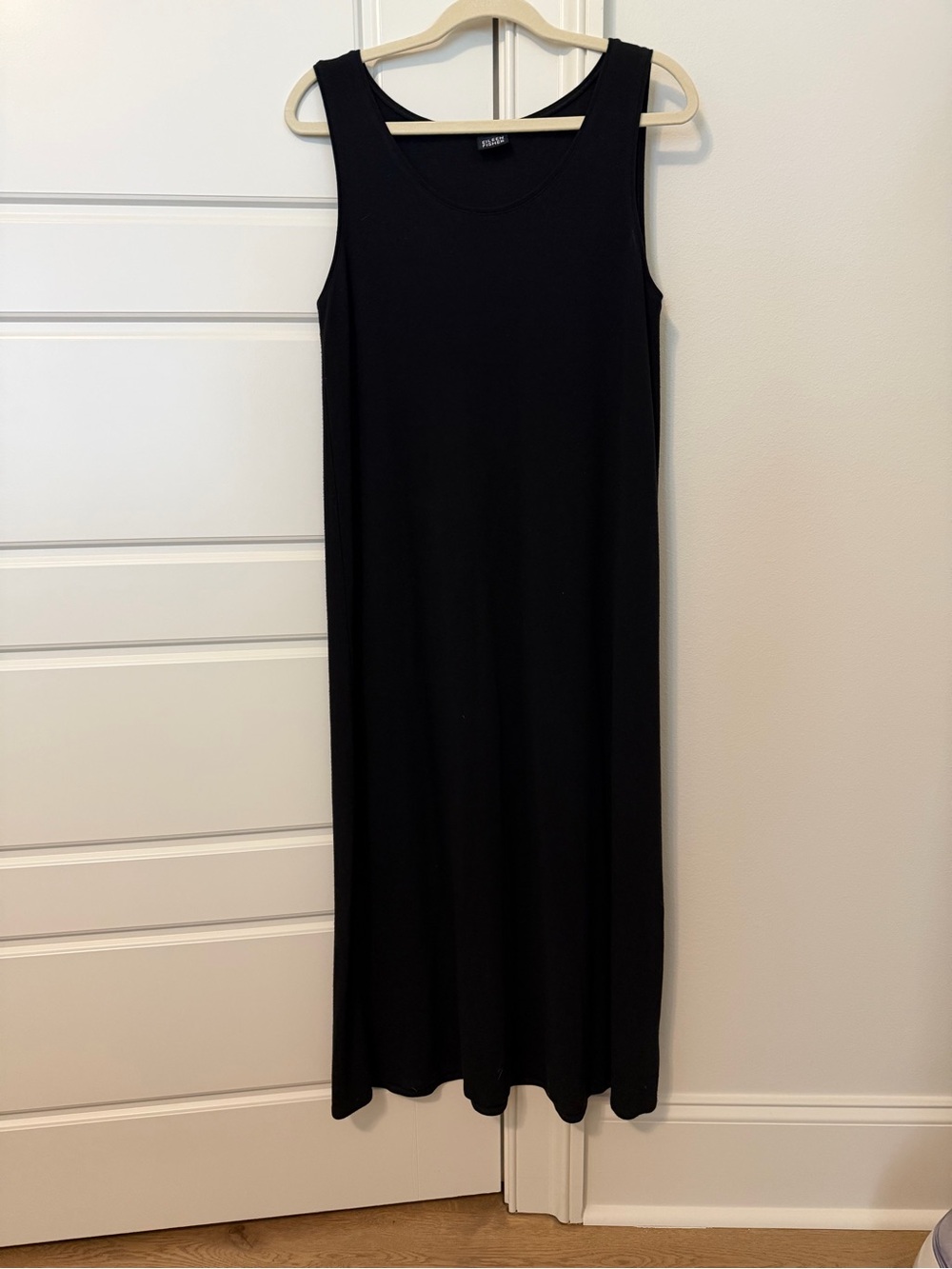 Eileen Fisher Black Sleeveless Maxi Dress
